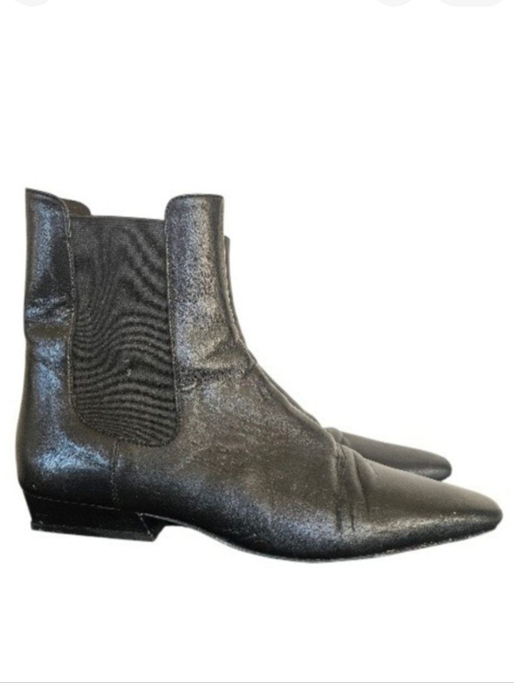 Staud WALLY CHELSEA BLACK‎ Minimalist Old Money Quiet Luxury Boots sz 7.5 (38)